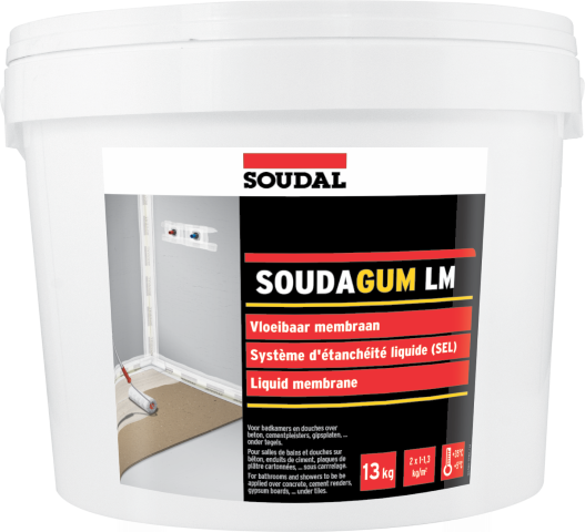 SOUDAL SOUDAGUM LM - LIQUID MEMBRANE - WHITE 4KG